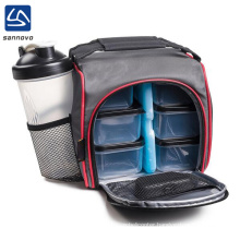 China wholesale durable grey tote thermal gym food bag